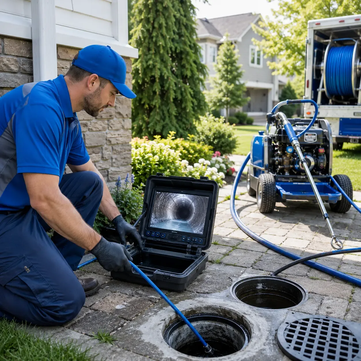 Outdoor drain cleaning professionals serving Devon, PA
